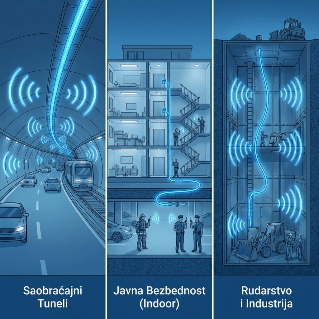 zračeći kabl primena